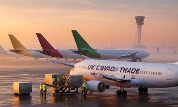 Early Morning Cargo Loading at Busy Airport